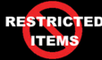 Restricted Items